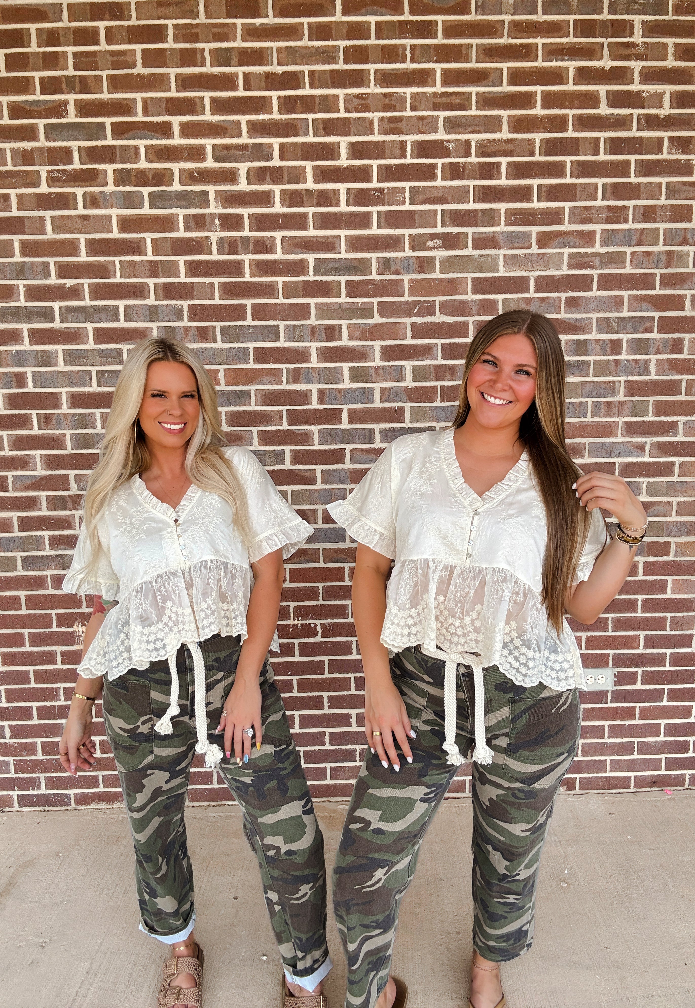 The Sunday Brunch Lace Top