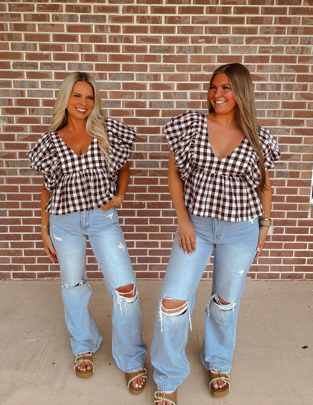 The Statement Gingham Top