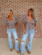 The Statement Gingham Top