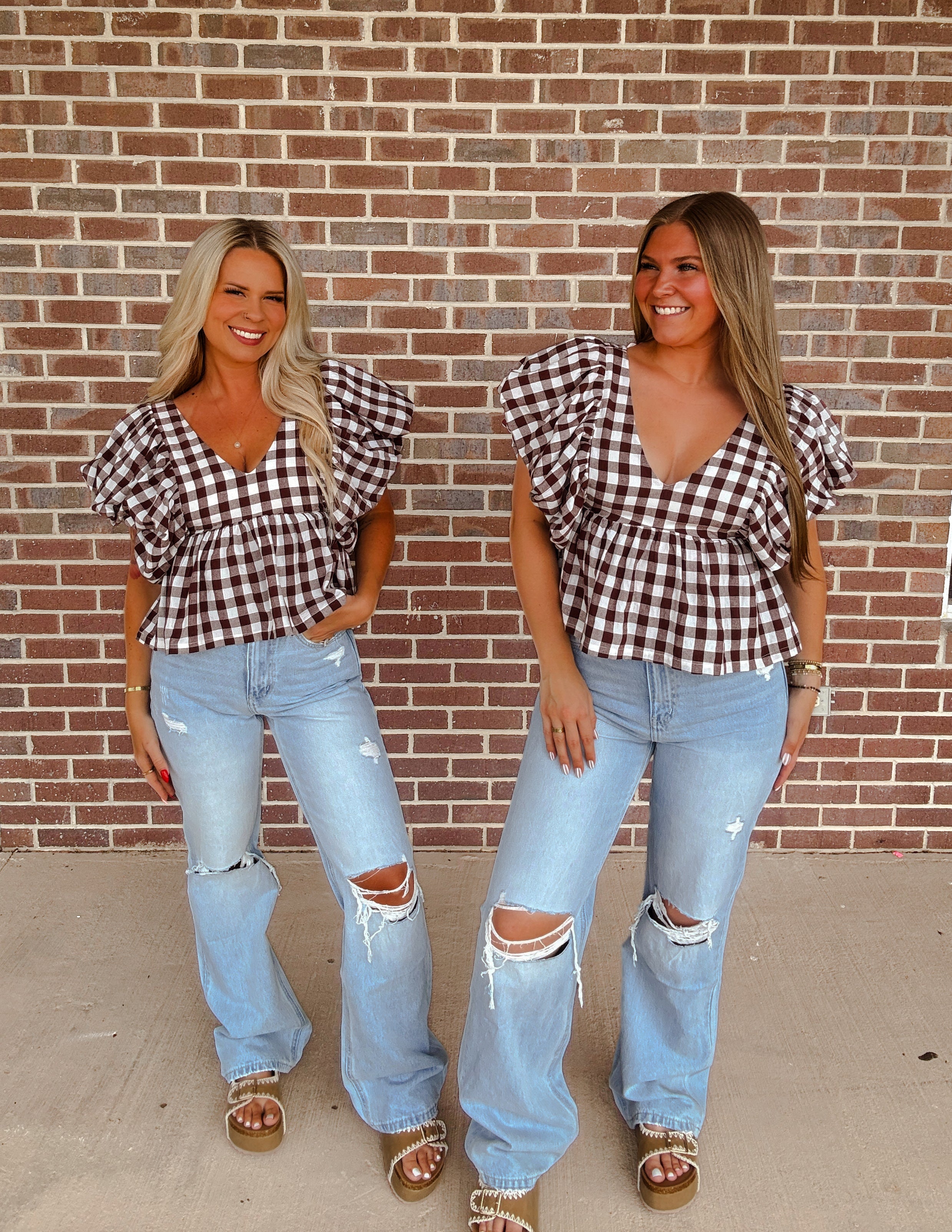 The Statement Gingham Top