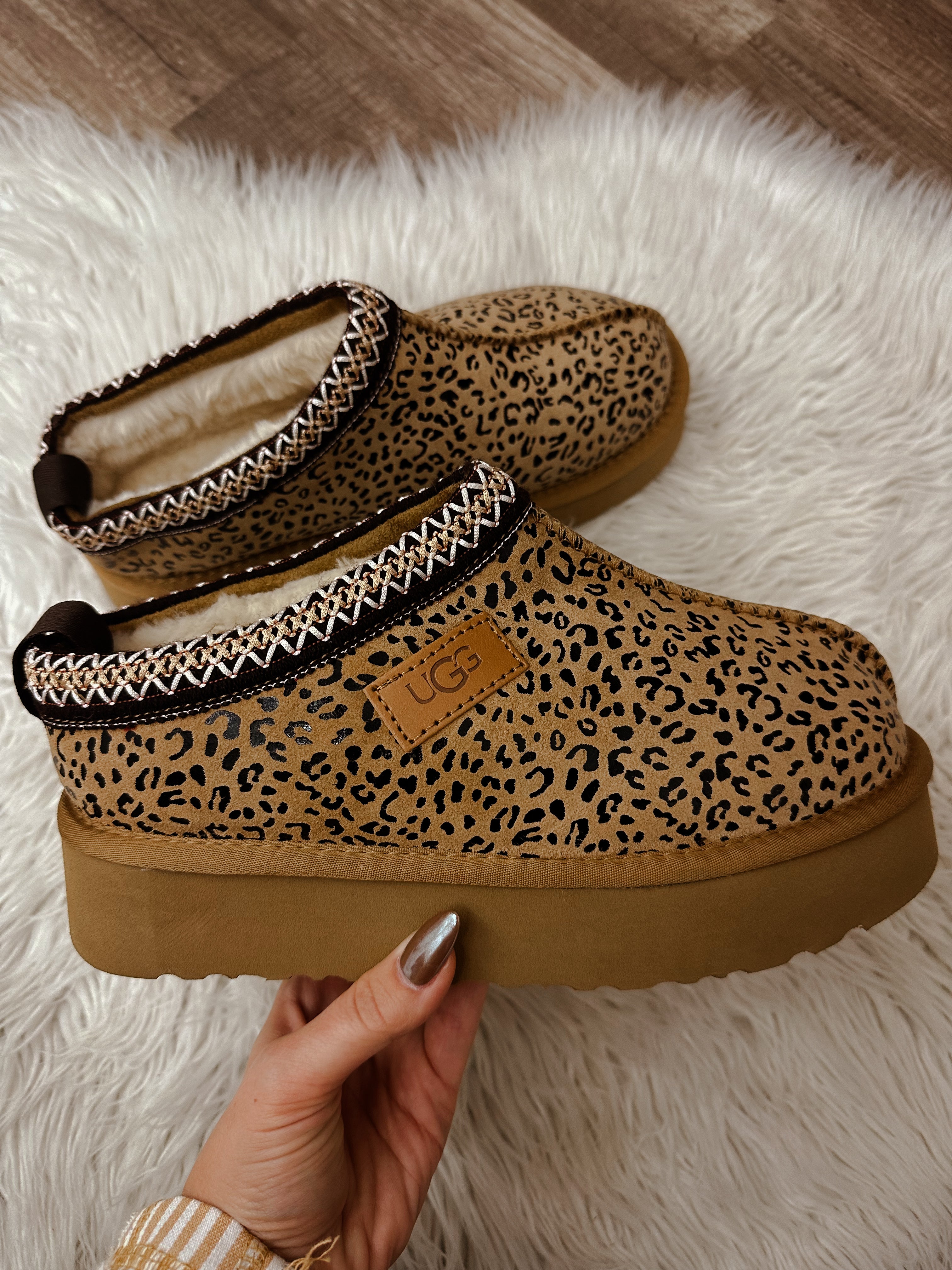 Leopard Platform slippers- Preorder