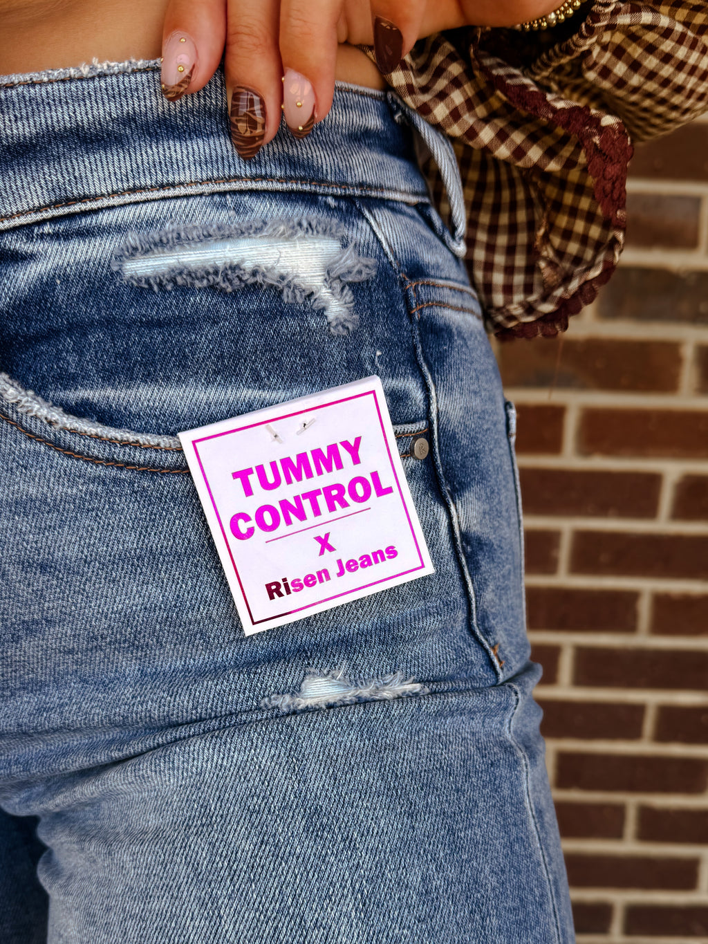 The Raven Denim- Tummy Control