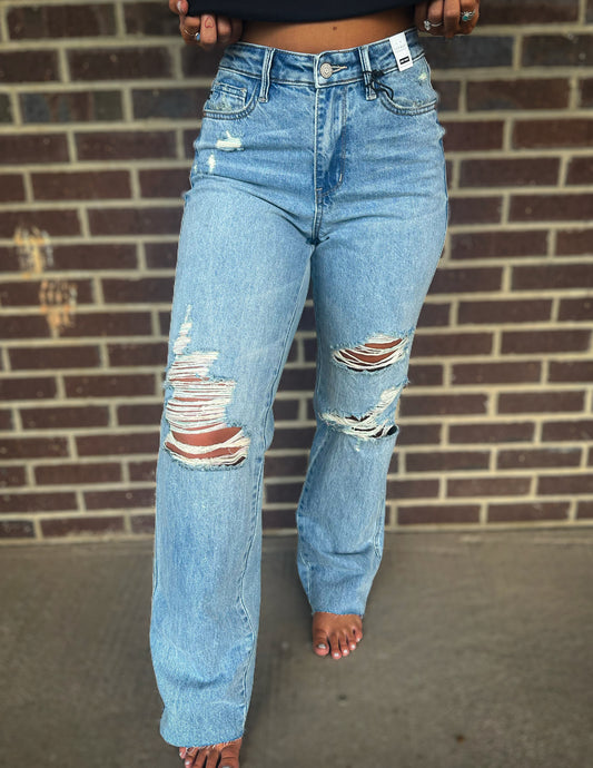 The Evie Rigid denim by Judy Blue