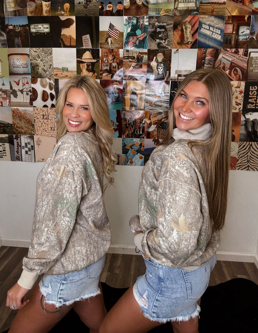 The Outwoods Camo Mockneck