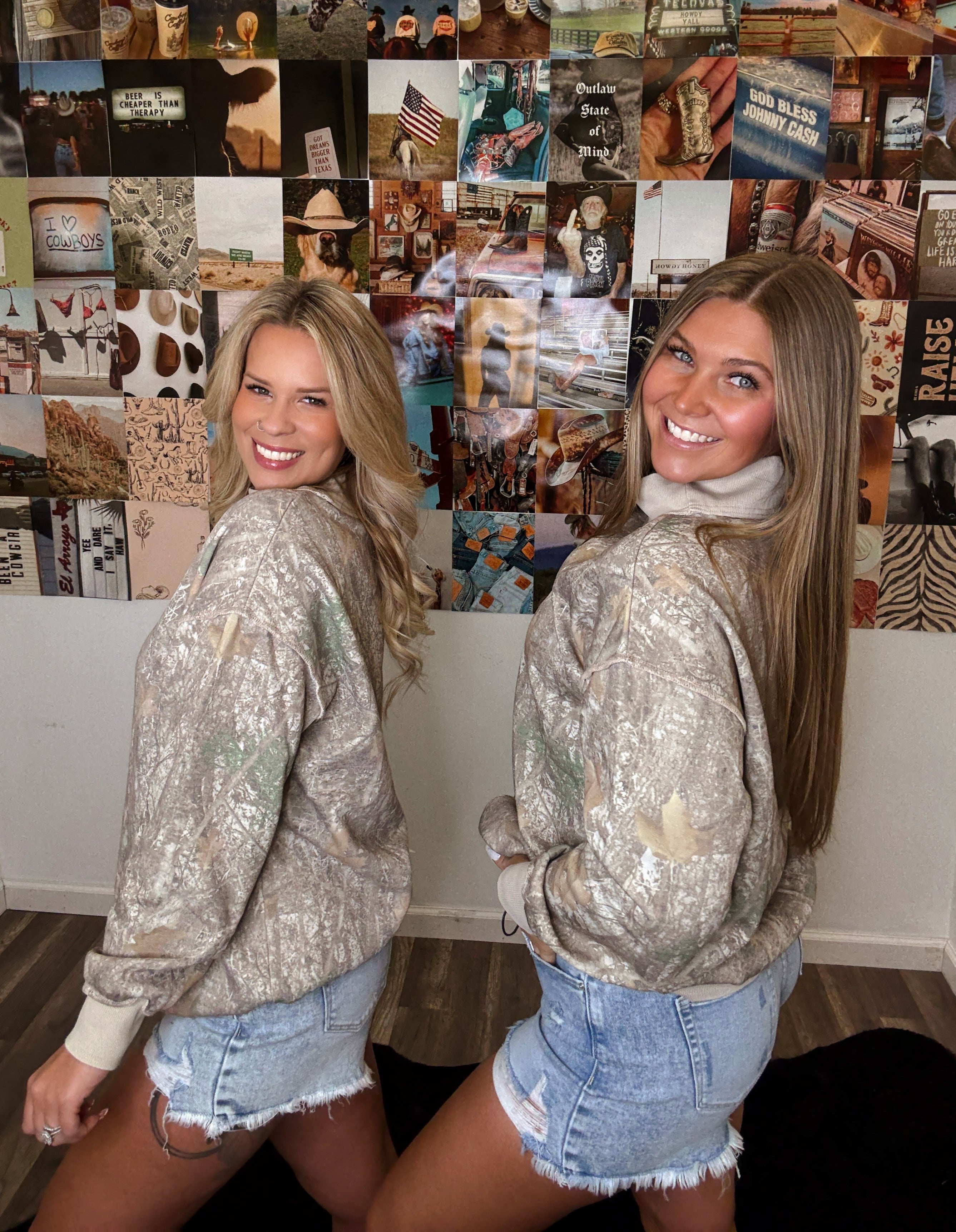 The Outwoods Camo Mockneck