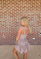 The Picnic Romper- Brown