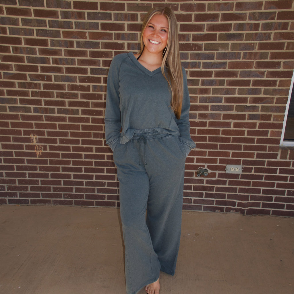 The Ivy Top- Teal