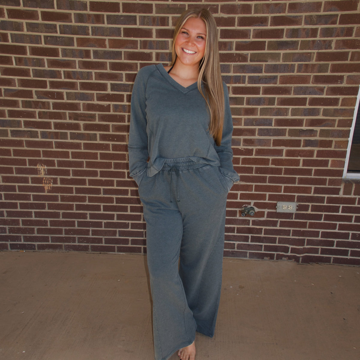 The Ivy Top- Teal