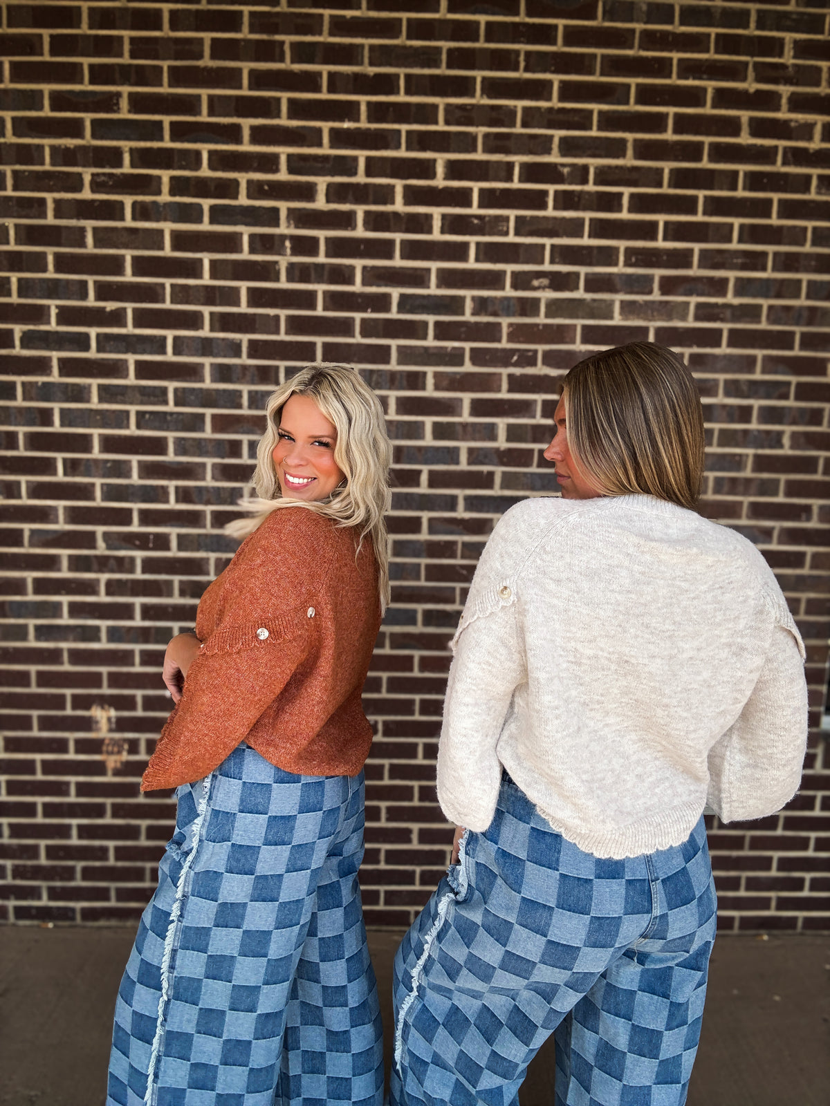 The Delta Button Sleeve Top