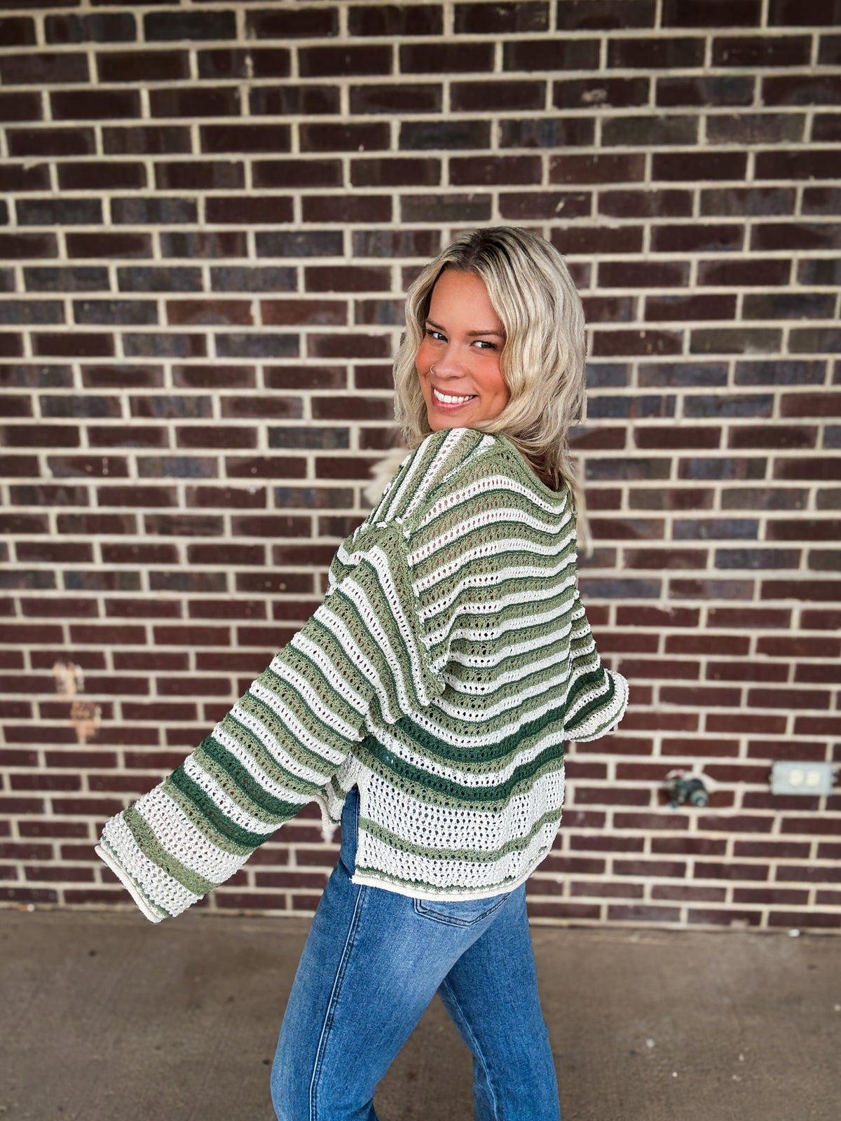 The Kelsey Sweater- Sage