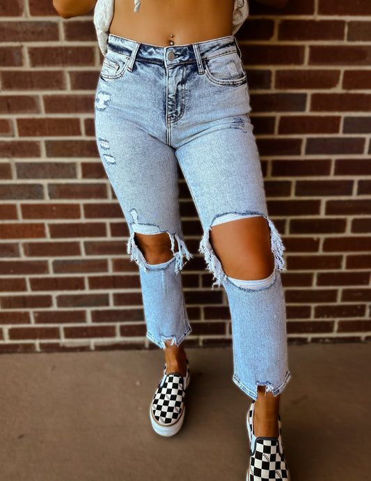 The Erin Acid Wash Denim By Lovervet