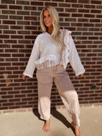 The Grady Floral Ruffle Top
