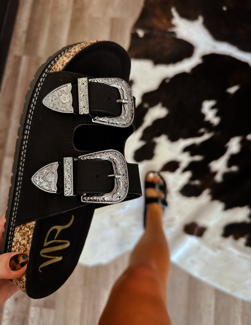 The Dallas Sandals- Black