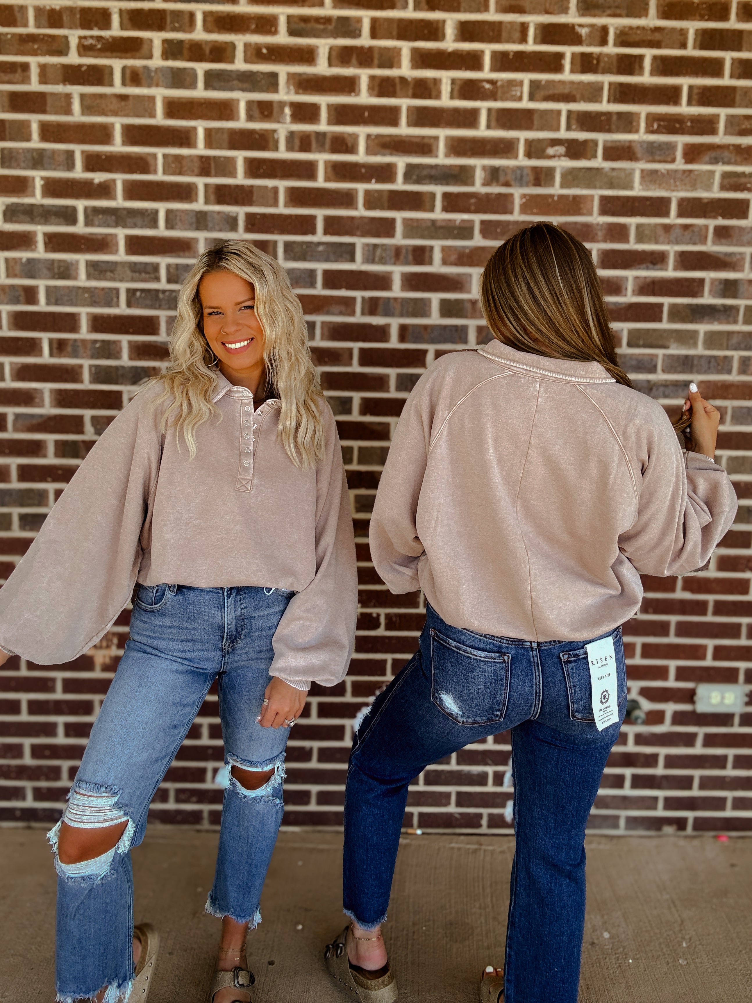 The Ellie Pullover- Ash Mocha