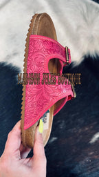 The Lainey Sandals in Pink
