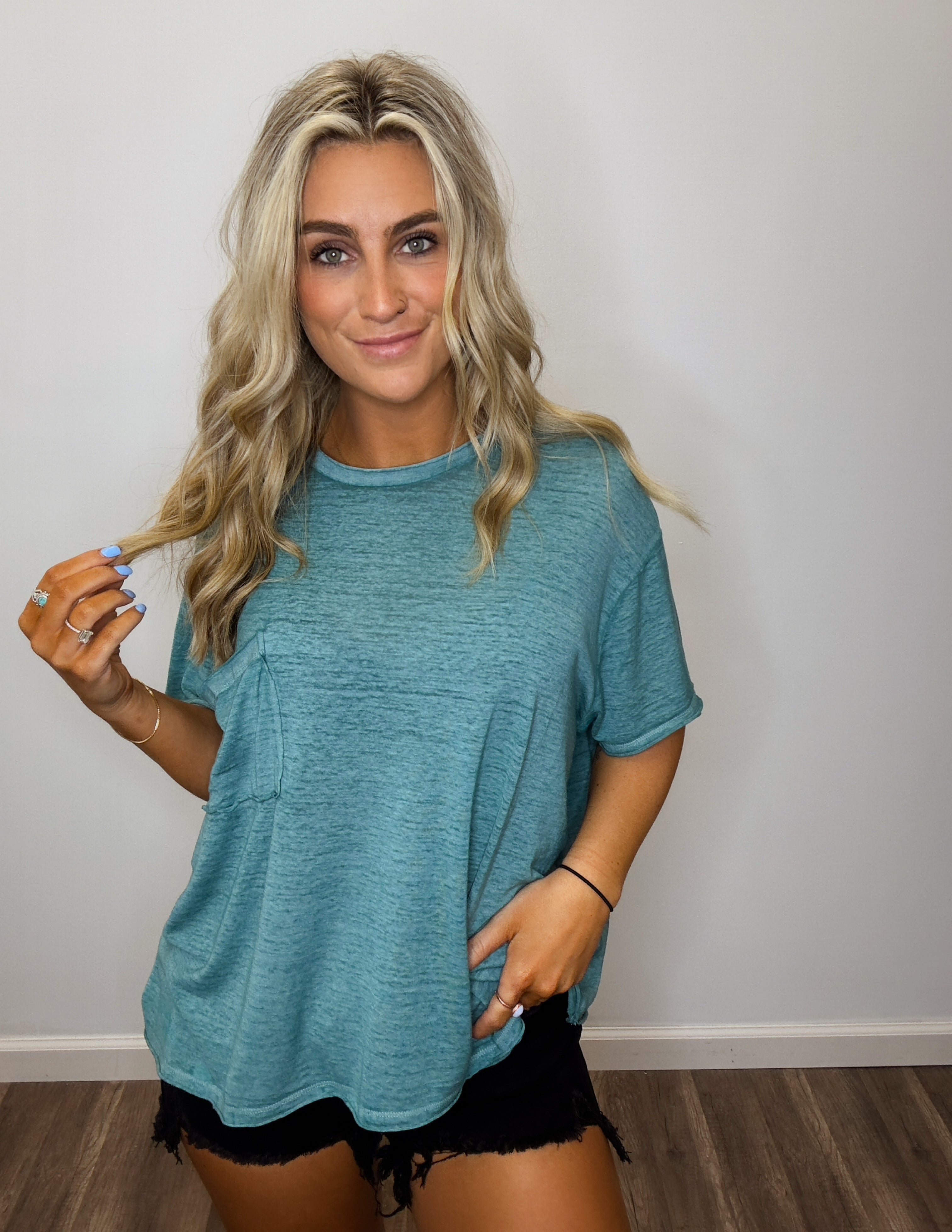 The Randi top- Teal