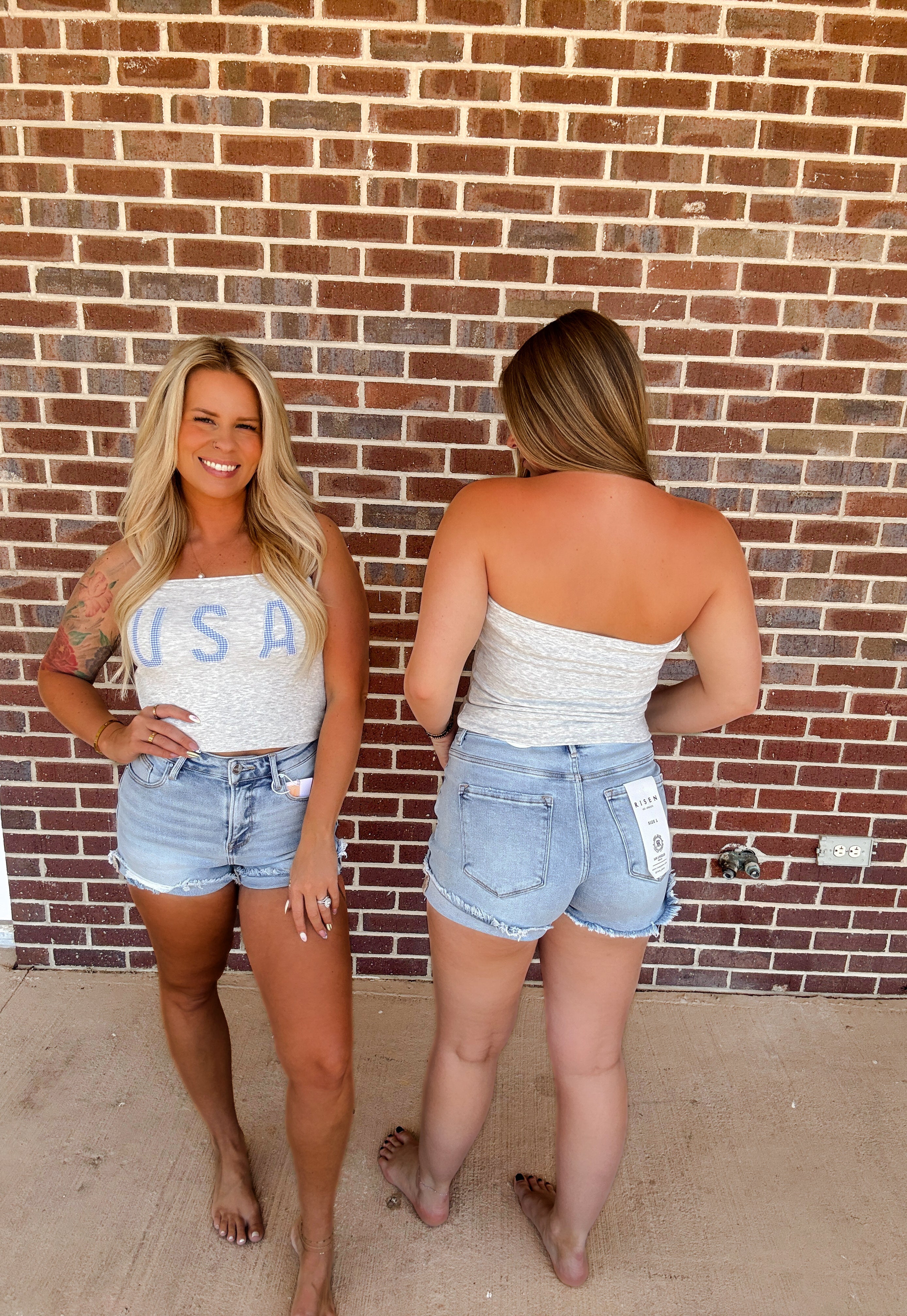 USA Patchwork Tube Top