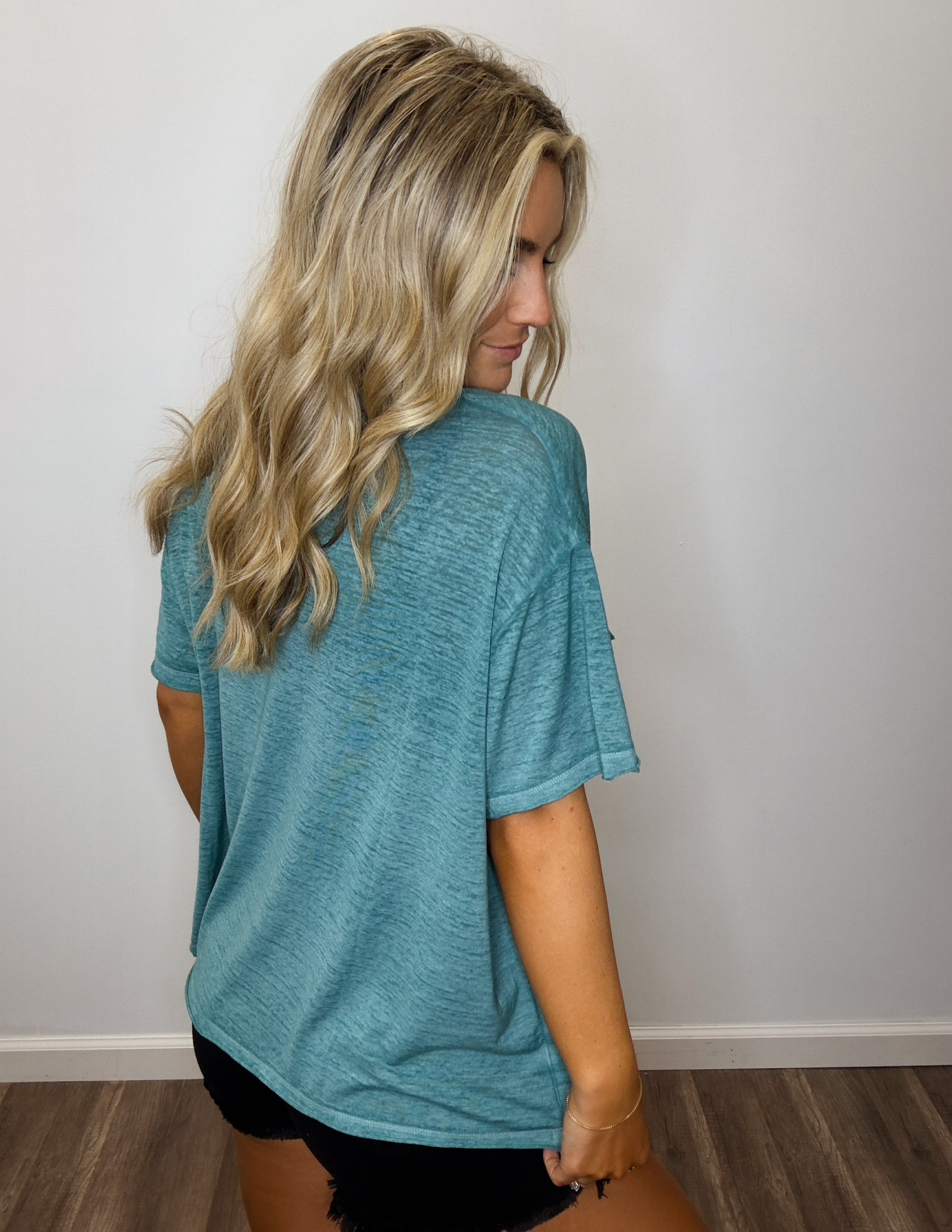 The Randi top- Teal