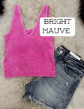 Sunny seamless tank- bright mauve