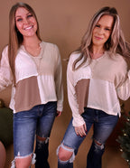 The Mav Top- Cream