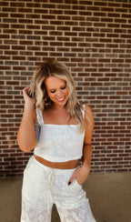 Wild Flower Lace Tank