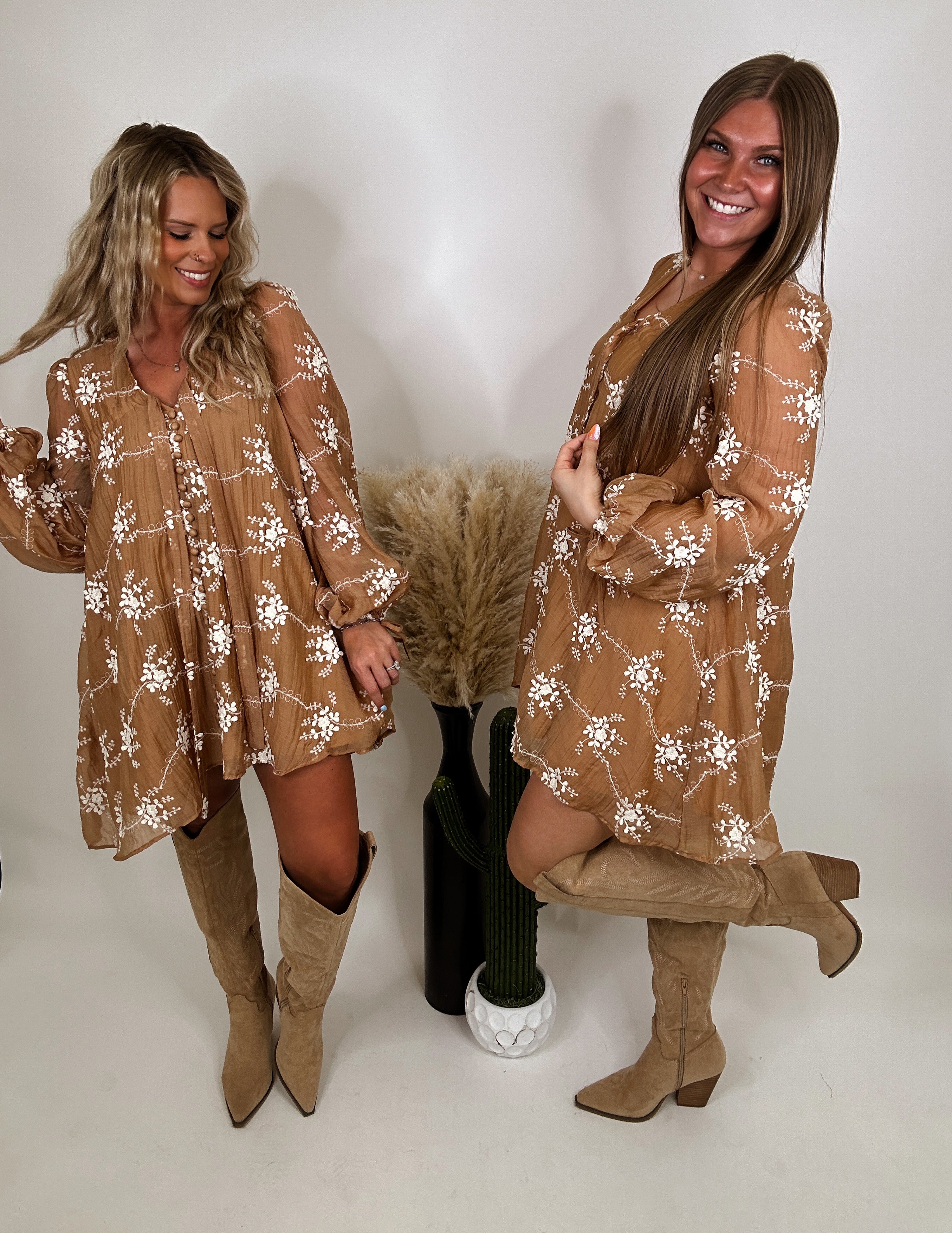 Hampton Dress- Mocha