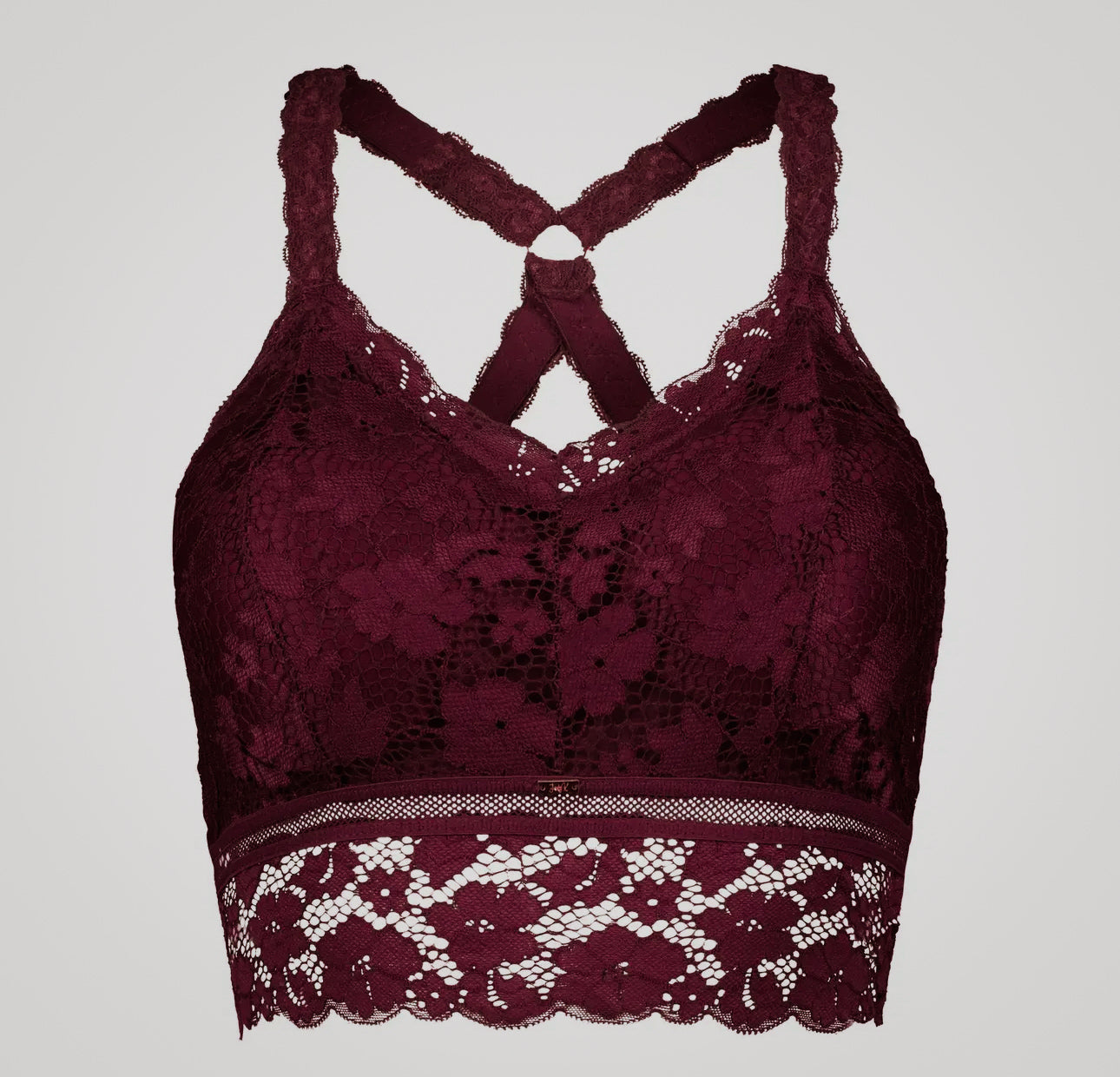 The Julie Bralette- Burgundy