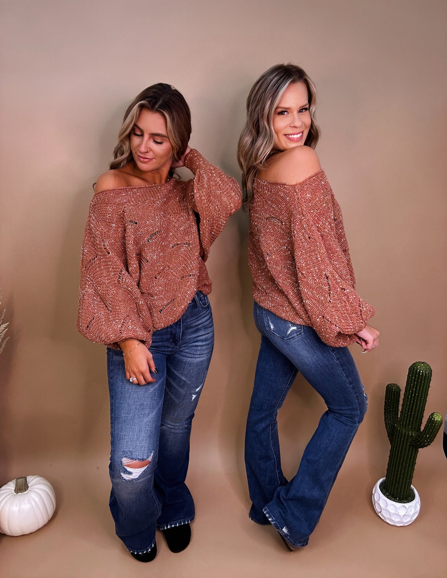 The Layla Sweater- Brown