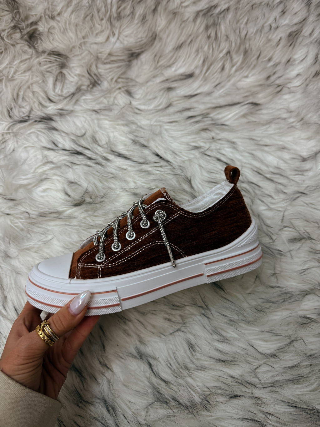 The Lettie Velvet Sneakers