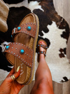 The Joleen Sandals- Tan