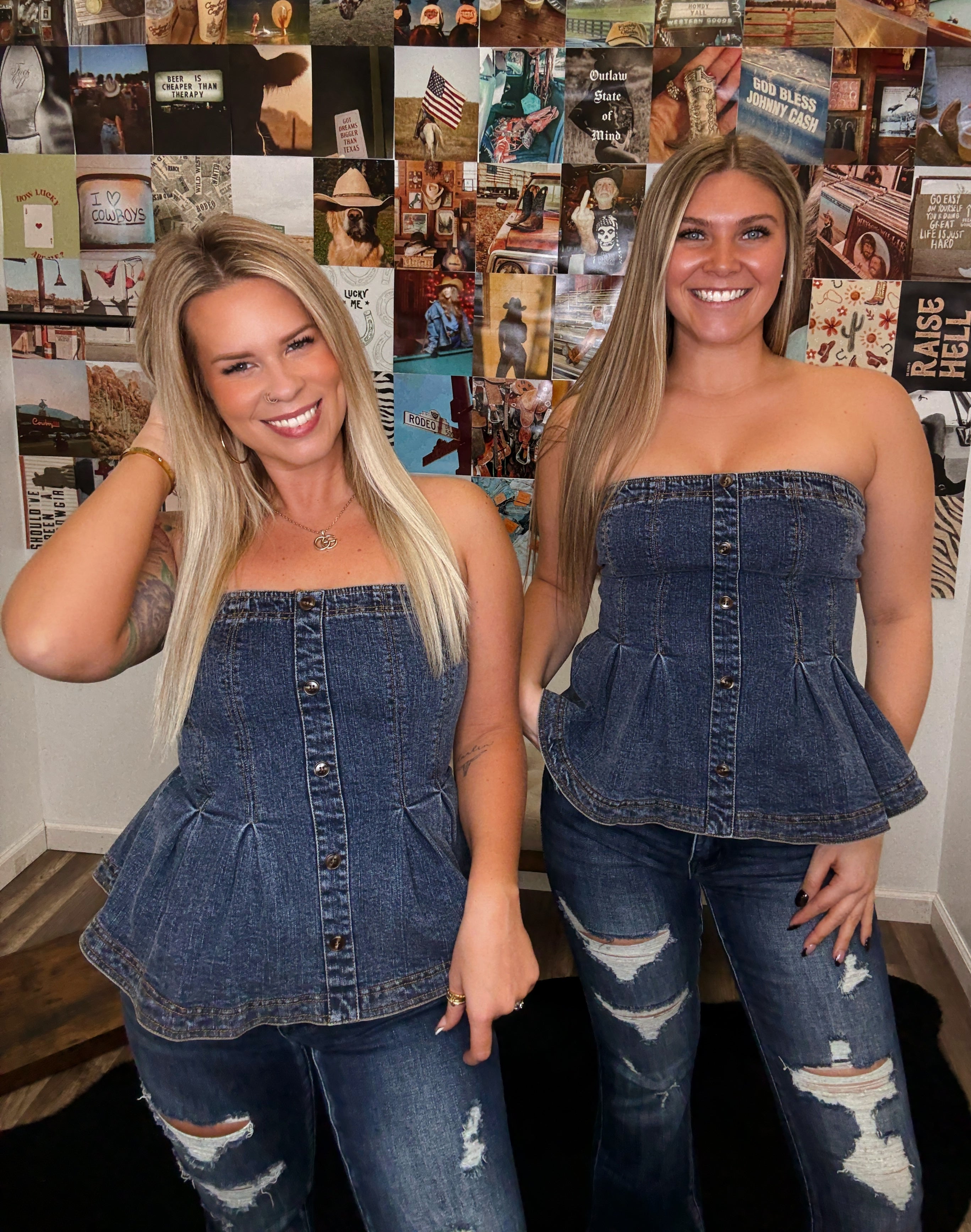 90's Baby Peplum Top – MadisonJules