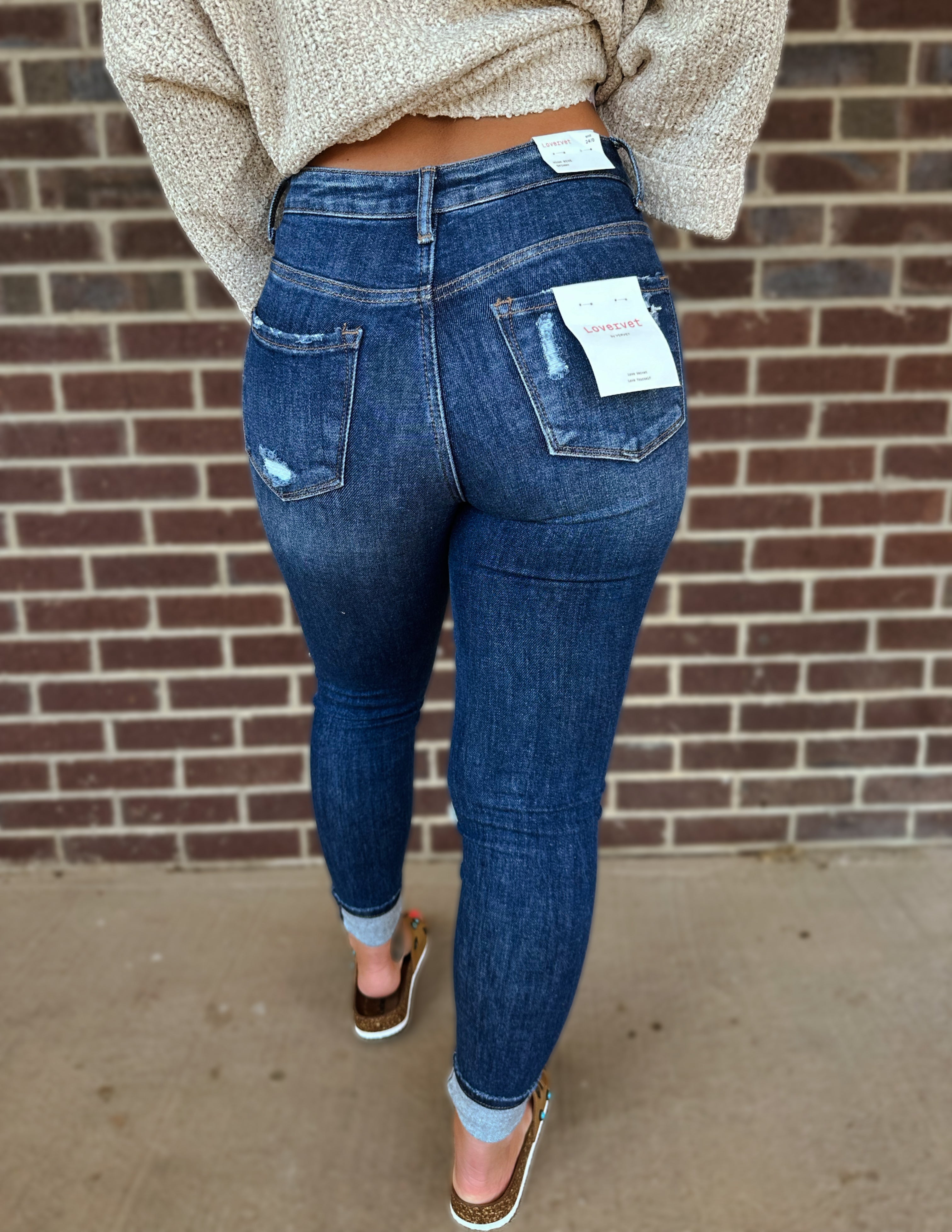 The Krewe Skinny denim