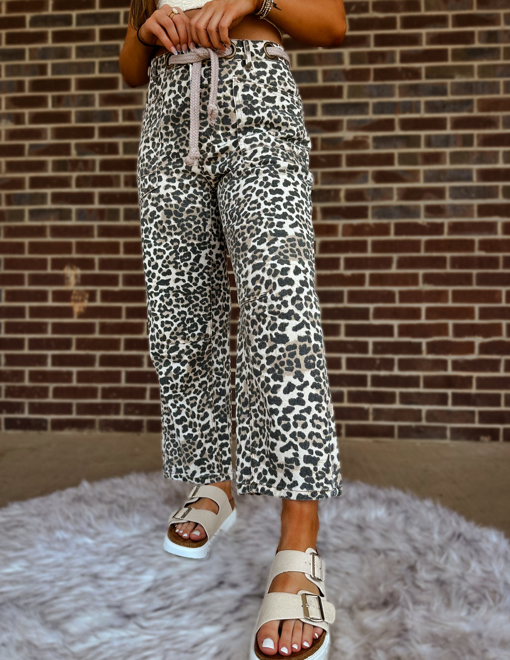 All The Vibes Leopard Pants