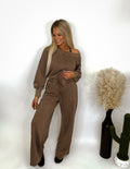 The Stella Jumpsuit- Brown