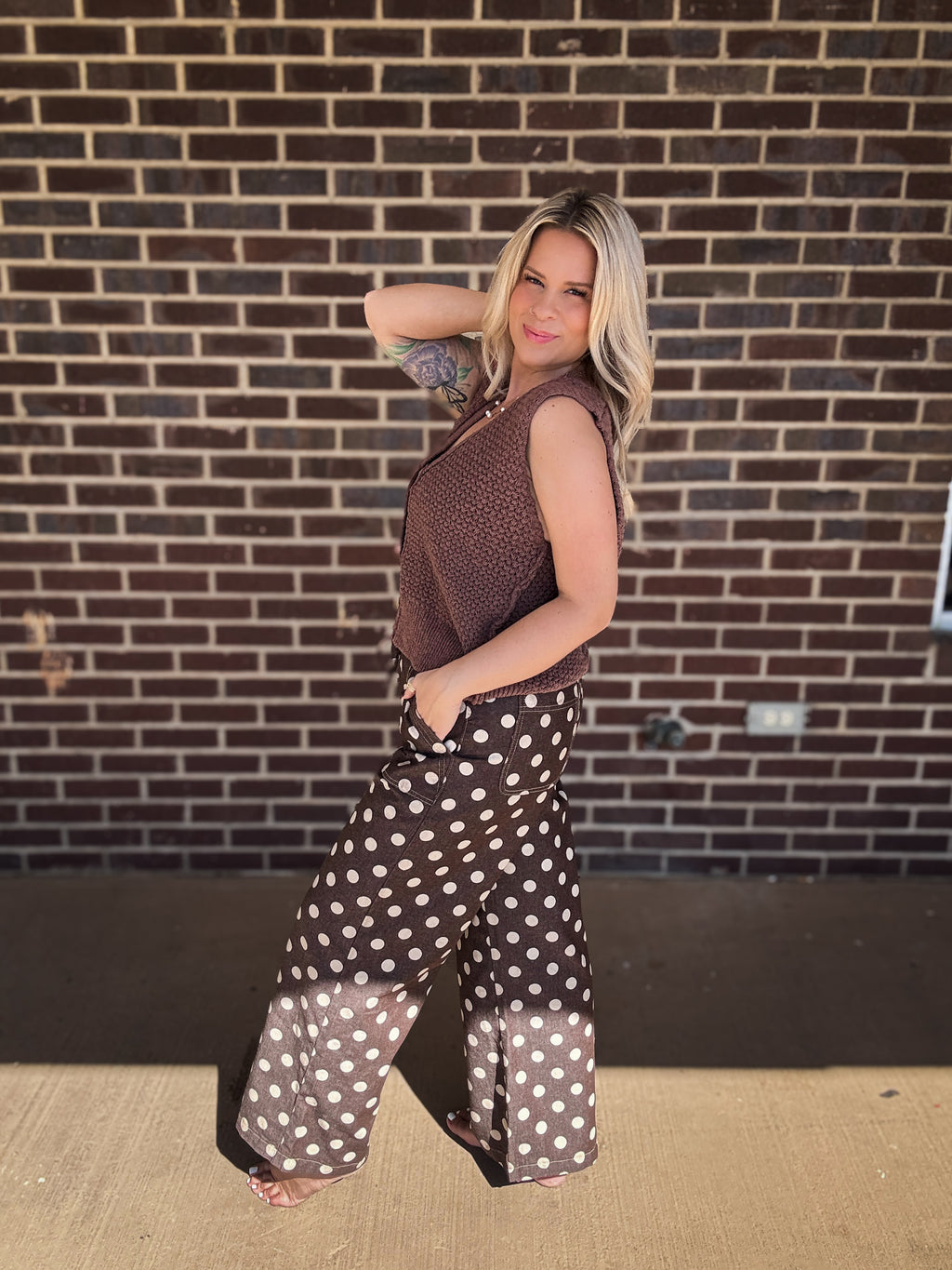 The Brooks Polka Dot Pants