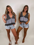 The Payten Top- Charcoal