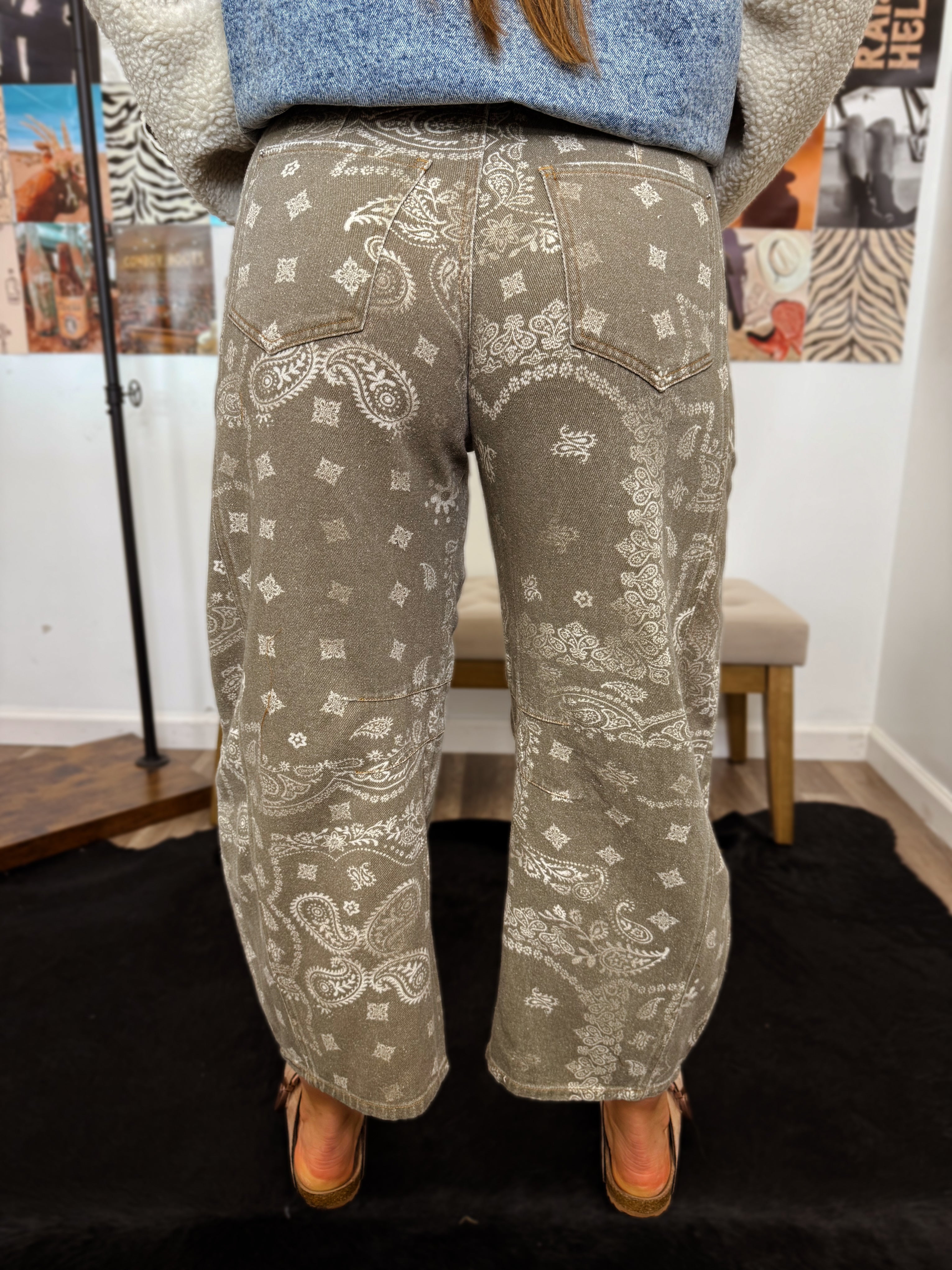 The Paisley Barrel Denim