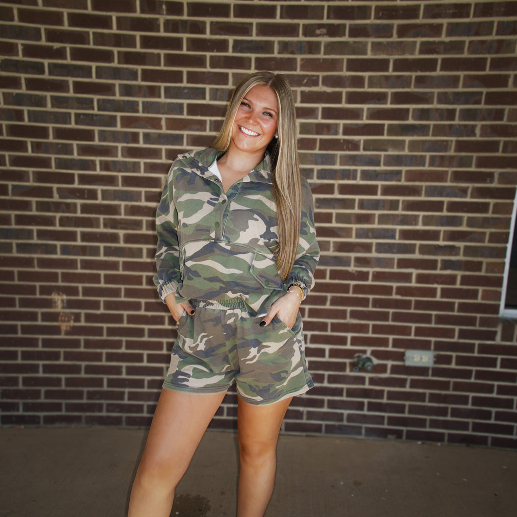 The Willa Camo Top