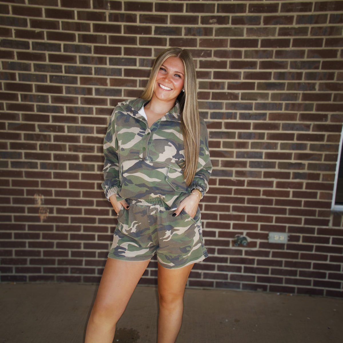 The Willa Camo Top