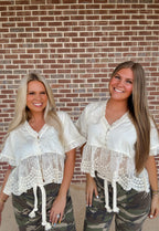 The Sunday Brunch Lace Top