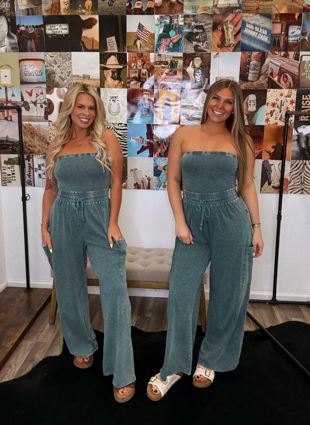 Forevermore Jumpsuit- Teal
