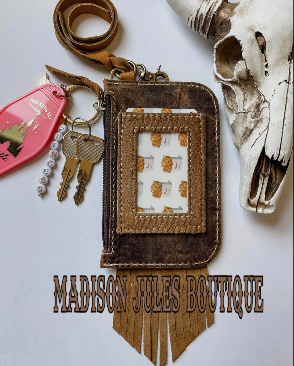 Western Keychain Id Leather Wallet