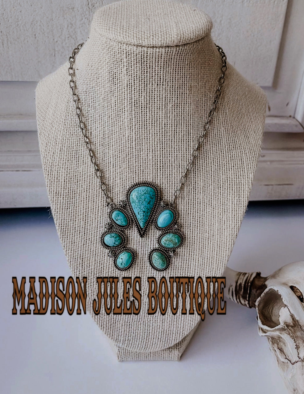 Squash Blossom Necklace Western Pendant