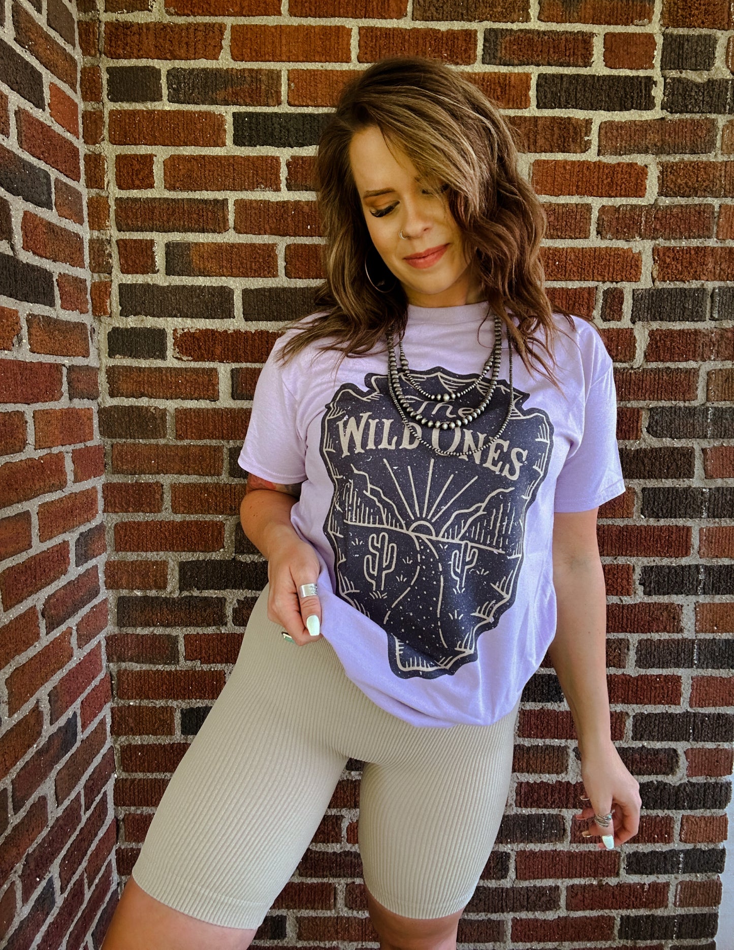 Wild ones western cowgirl tee