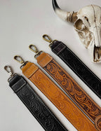Tooled Purse Strap
