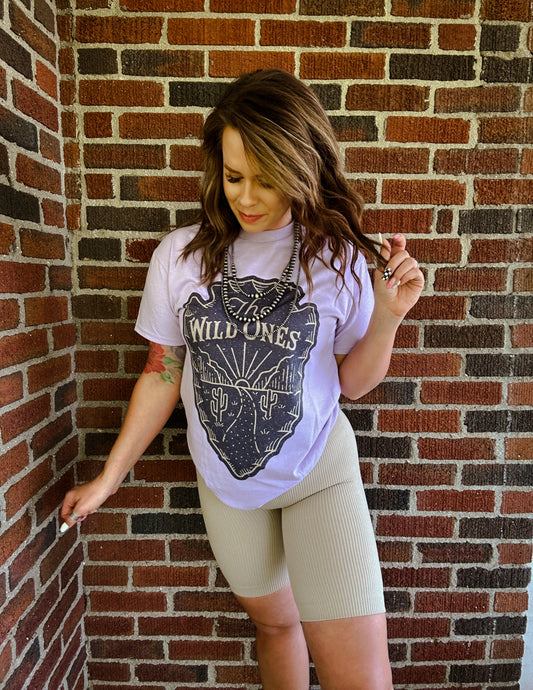 Wild ones western cowgirl tee