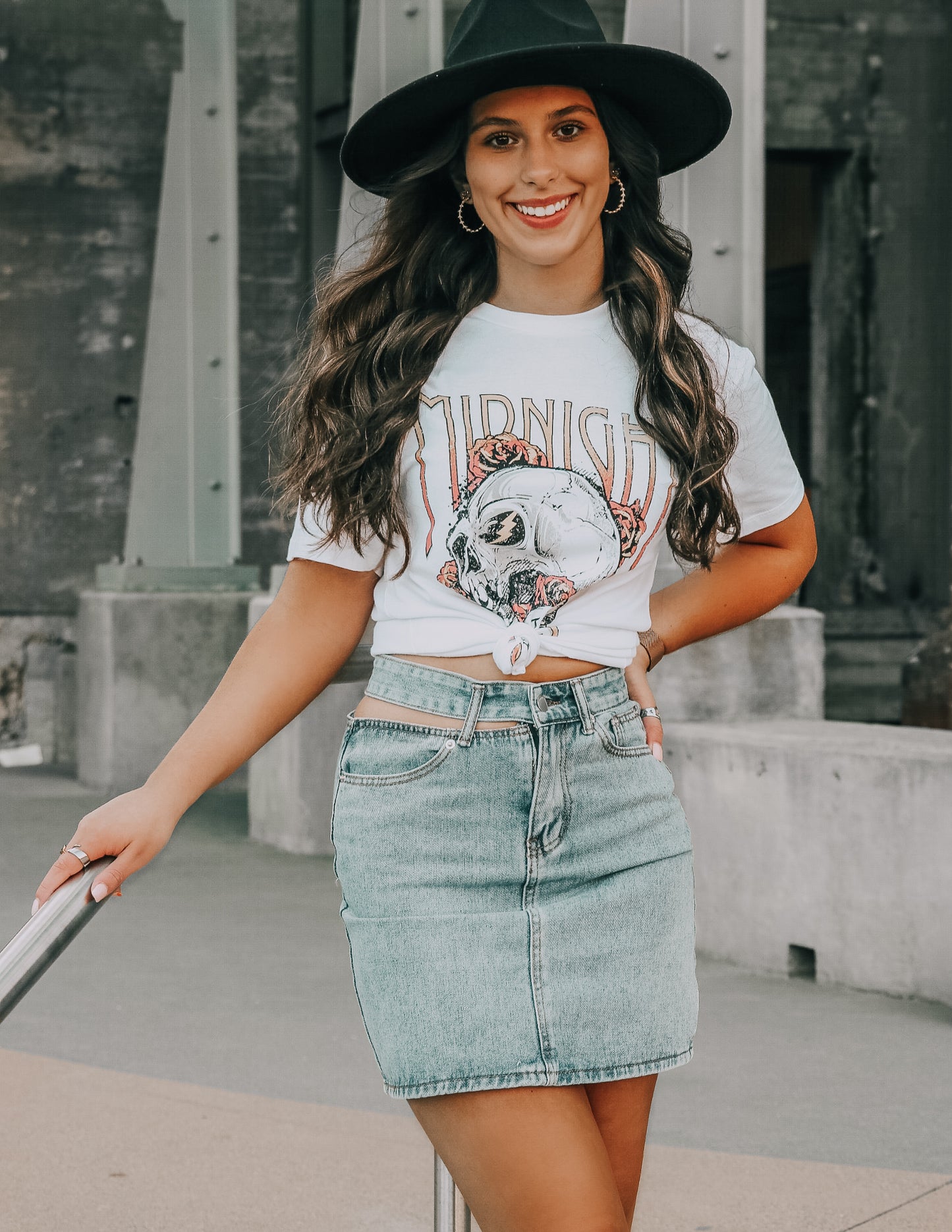 Something Sweet Denim Skirt