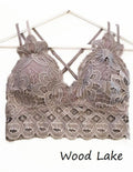 The Emory Lace Bralette in Wood Lake