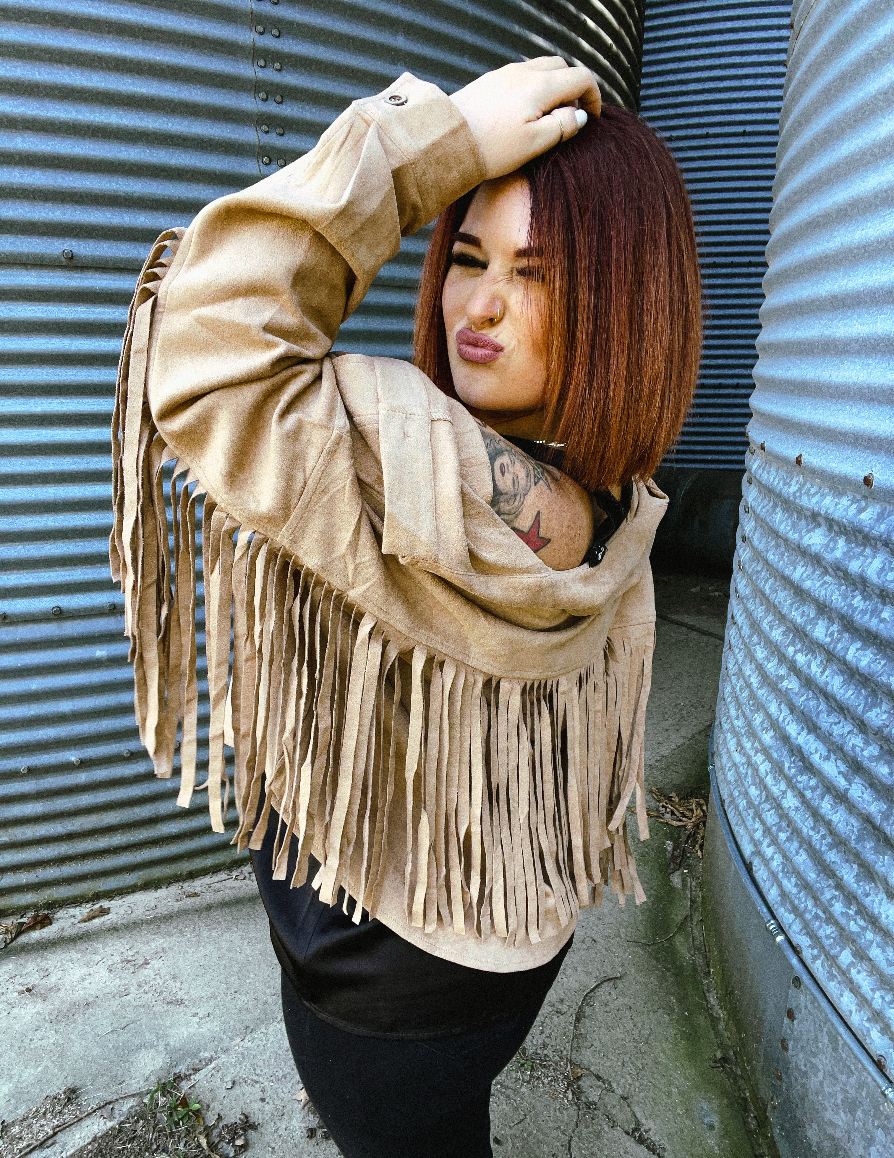 Rodeo Fringe Shacket