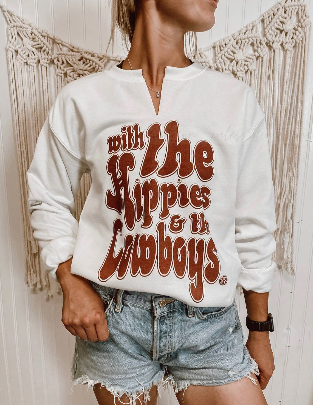 Hippies & Cowboys Crewneck